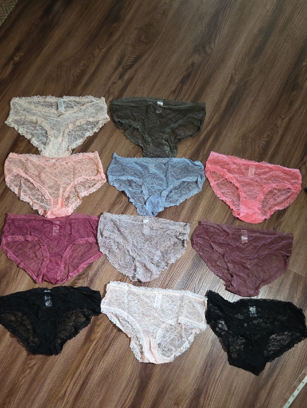 Lace Bikini Panty Set - Assorted Colors
